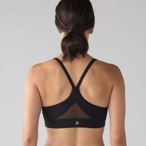 Lululemon Size 8 Train Times Bra Black
